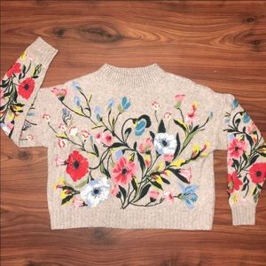 ZARA Embroidered limited edition sweater